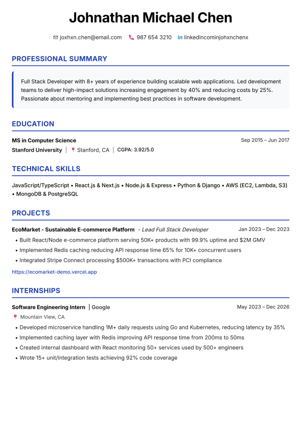 The Engineer template preview