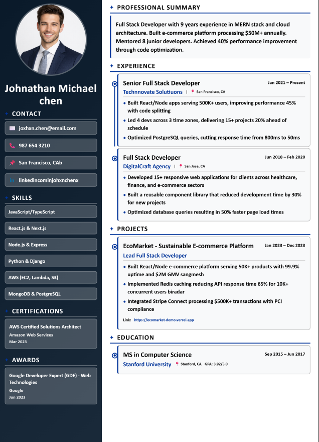 The Strategist template preview